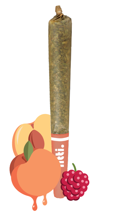 litti Pushn' Peach Infused Preroll 1g